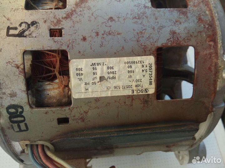 Двигатель от стиральной машины zanussi
