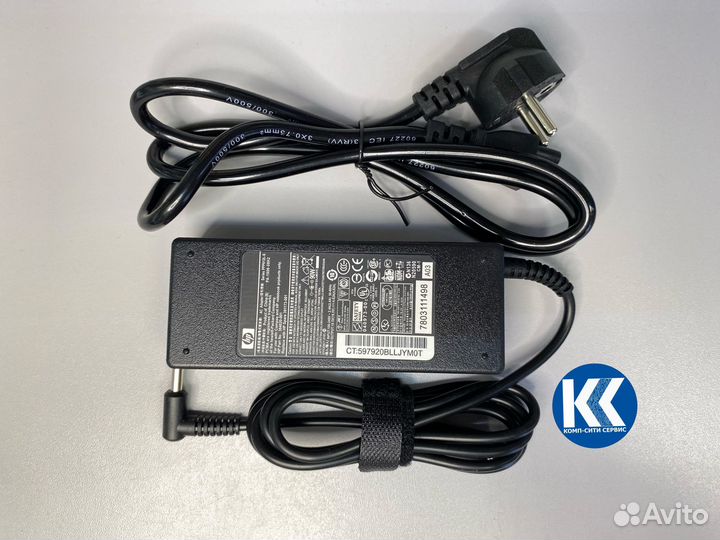Зарядка HP 19.5V 4.62A (4.5x3.0mm с иглой) 90W