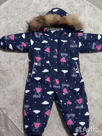 Зимний комбинезон для девочки lassie 98