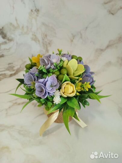 Букет из мыла