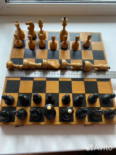 Шахматы СССР деревянные №12