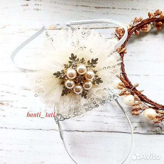 Ободок снежинки