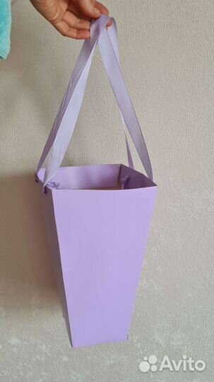 Сумка коробка переноска для цветов