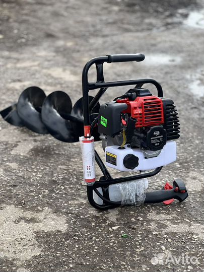 Мотобур бензобур elitech