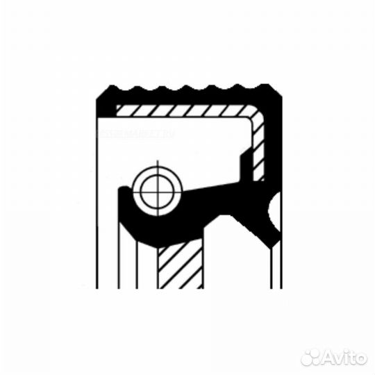 Corteco 20026878B Сальник дифференциала