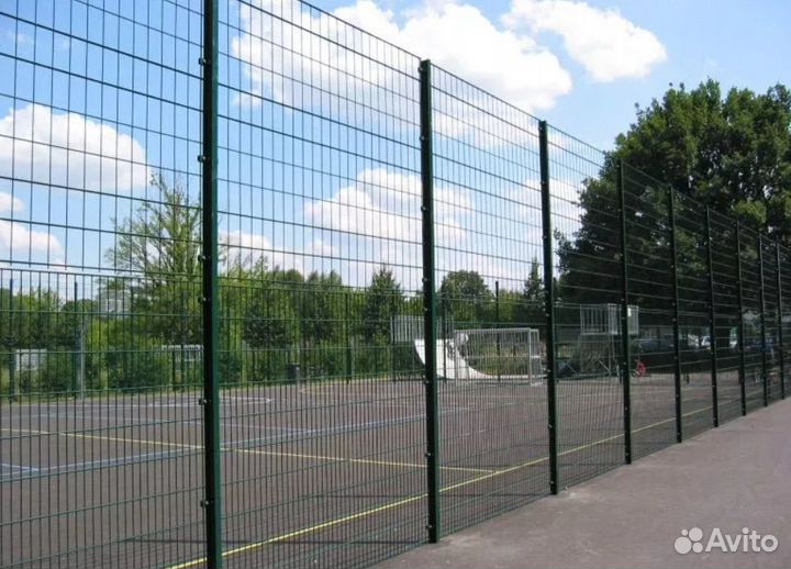 Забор из 3D сетки,калитки быстро