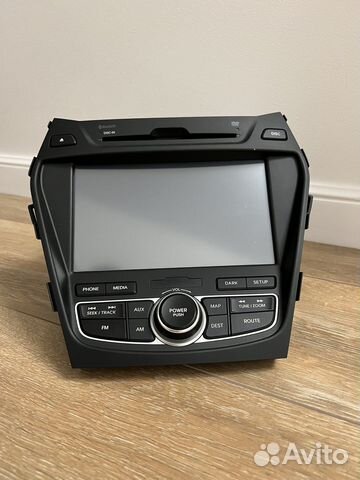 Штатное головное устройство hyundai santa fe 3