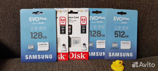 Micro SD samsung EVO Plus 64 / 128 / 512 gb U3