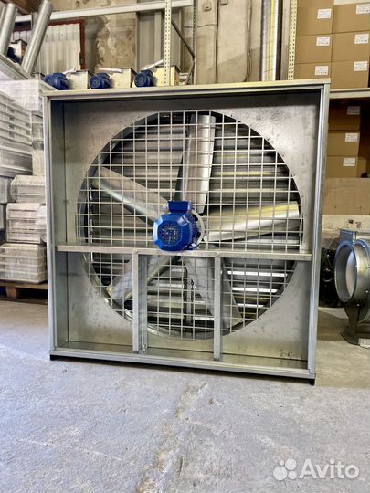 Вентилятор Вытяжной разгонный с инерционным жалюзи