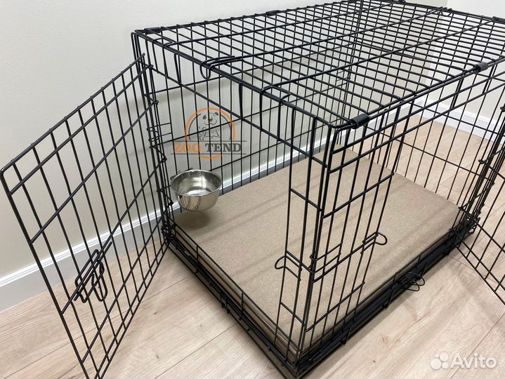 Клетка для собак №3 (76х53х58 см) с поддоном