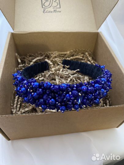 Ободок для волос ручной работы