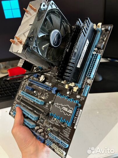 Xeon e3 1240 v2 LGA1155 + Asus P8h77-v +16gb DDR3