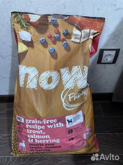 Сухой корм холистик для собак NOW fresh 9,98 кг