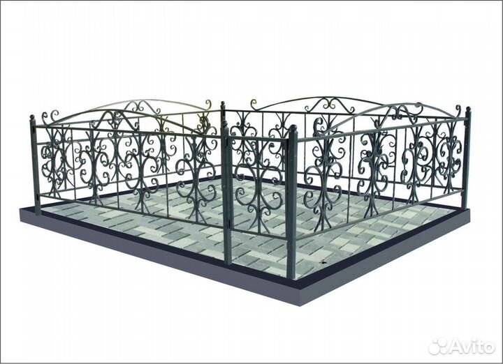 Оградка на могилу Ритуальные ограждения Памятники