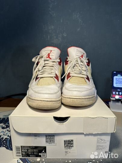 Jordan 4 metallic red