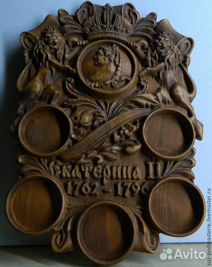Панно для монет императрицы Екатерины II