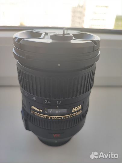 Объектив nikon AF-S DX VR 18-200 1:3.5-5.6G ED