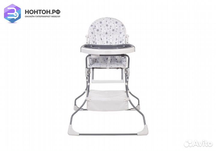 Стульчик для кормления Polini kids 252 Звезды белы