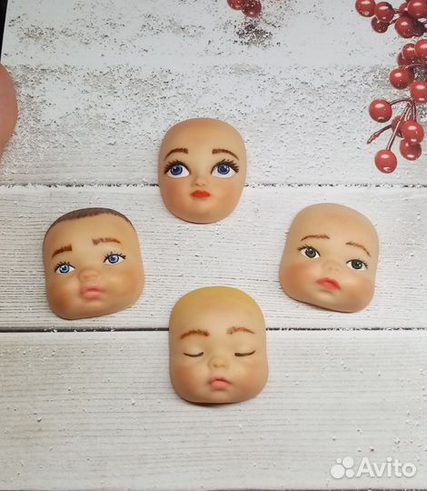 Лица для ватных игрушек