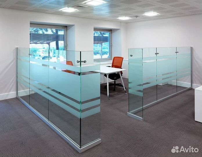 Перегородки стеклянные