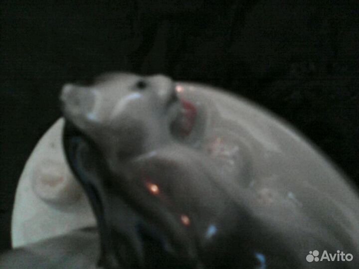 Статуэтка лфз Повар и кот фарфор СССР