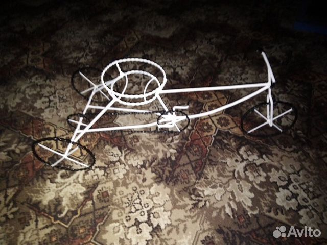 Подставка для цветов велосипед