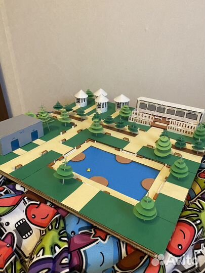 Макет зоны отдыха