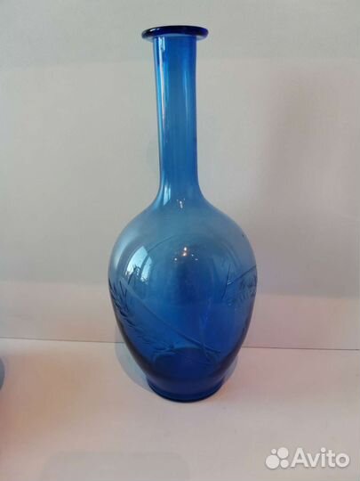 Посуда из цветного стекла СССР