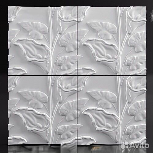 3d гипсовые панели
