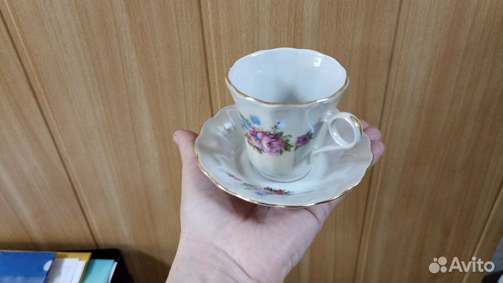 Чашки с блюдцем