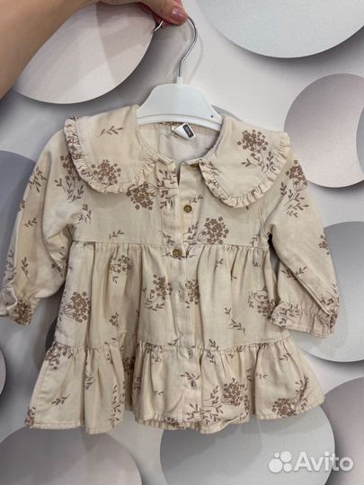 Платье нарядное для девочки 68-74