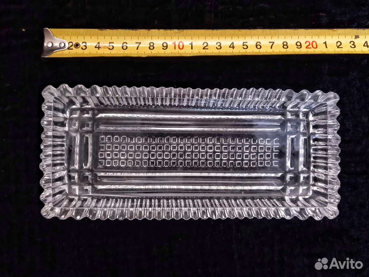 Хрустальная селедочница