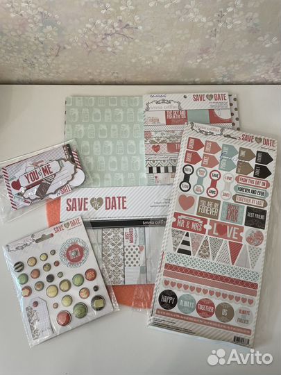 Бумага для скрапбукинга - Свадьба, романтика
