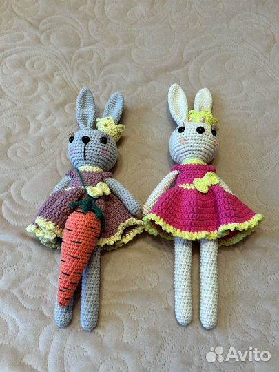 Вязаные игрушки ручной работы