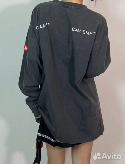 Лонгслив Cavempt женский серый