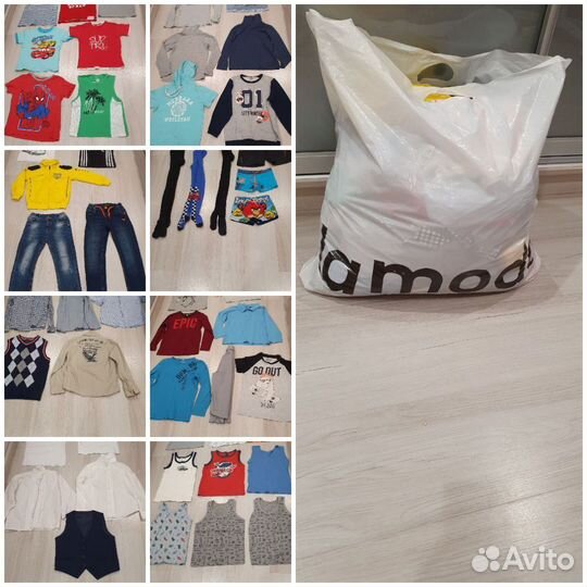 Одежда пакетом для мальчика 116/128+