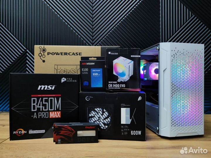 Игровой пк Ryzen 5600, RTX 2060 Super, Кредит/Раср