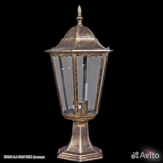 Фонарь уличный столб Бронза Черный 114см новые