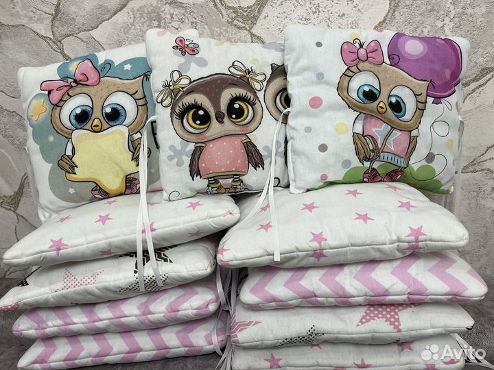 Бортики в детскую кроватку