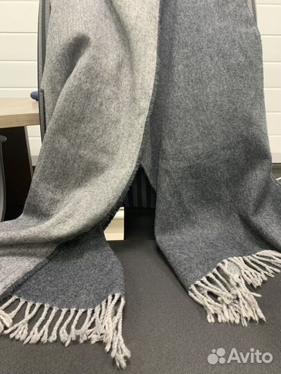 Серый шарф двухсторонний h&m