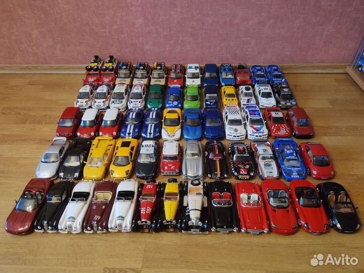 308 моделей 1/24-1/27 Bburago/Welly/Maisto/Schabak