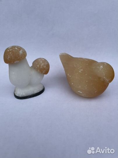 Статуэтка, фигурка, сувенир грибы, грибочки, птица