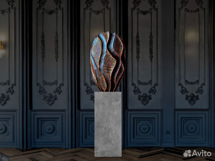 Современная скульптура ваза Лава 150 см