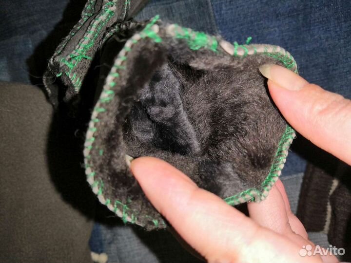 Шапка ушанка с очками, варежки, носки, перчатки