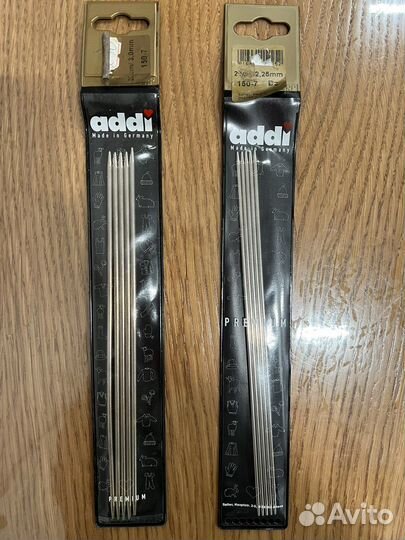 Продам спицы чулочные Addi