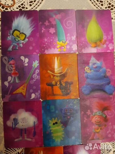 Карточки тролли 