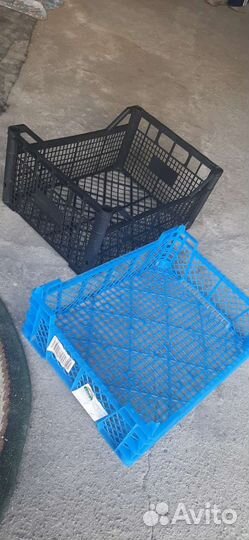 Пластиковые ящики для овощей и грибов бу, разные