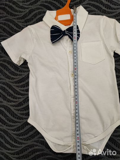 Рубашка боди для мальчика 80