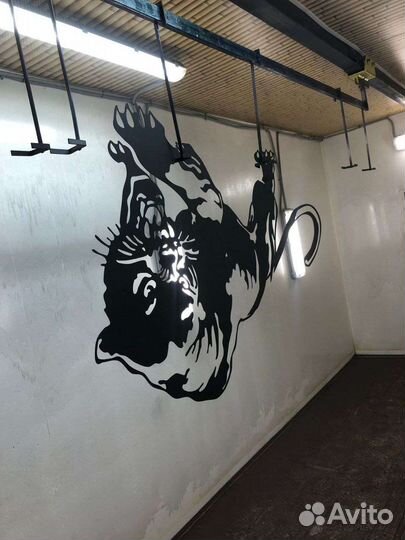 Панно на стену черная пантера