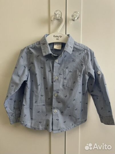 Рубашка на мальчика 80 86